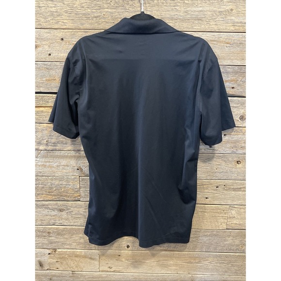 Sport-Tek Mad Tasty Men's Black Short‎ Sleeve Button Up Golf Polo Shirt Size M - Picture 5 of 7
